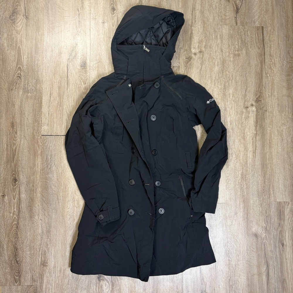 Columbia Zenith Vista Jacket Womens Size XS Black OmniHeat Windbreaker